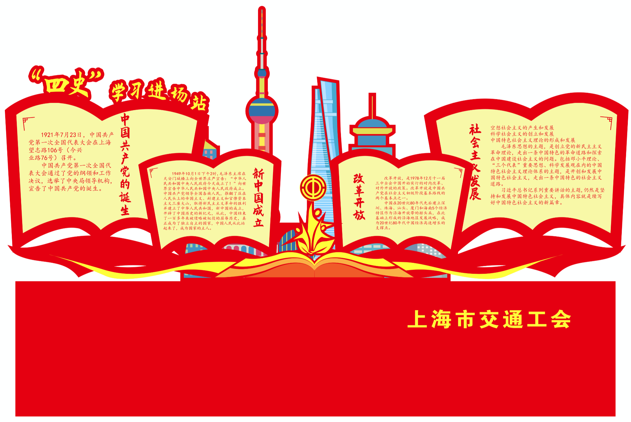 上海市交通工会“四史”学习进场站